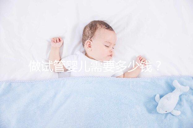 做試管嬰兒需要多少錢？
