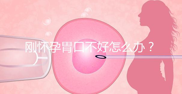 剛懷孕胃口不好怎么辦?